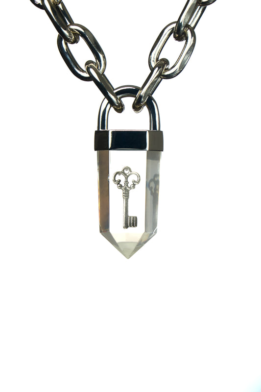 Serrure et clé en argent 🔐